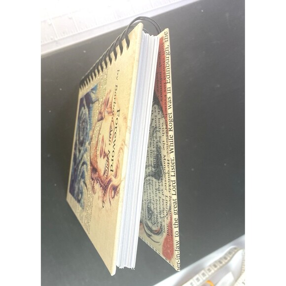 Journal Unique Marilyn Monroe Design Handmade Upcycled Spiral Notebook 200 Pages - Picture 5 of 5